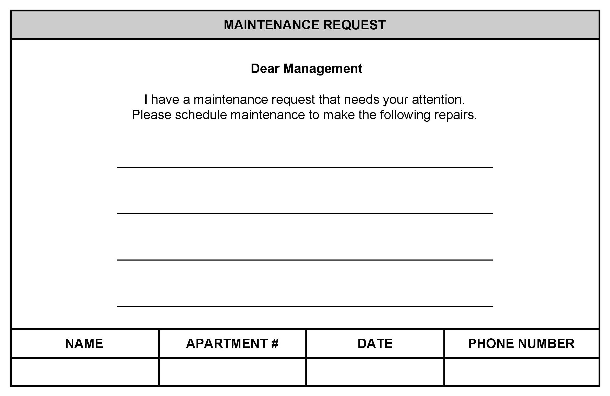 Request Letter For Repair And Maintenance from www.atyourbusiness.com